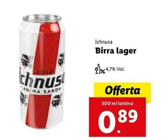 Lidl Birra lager offerta