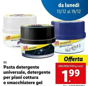 W5 pasta detergente universale