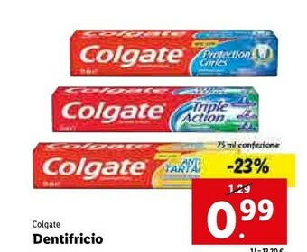 Lidl Dentifricio offerta
