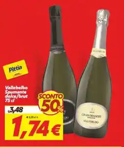 Iper Super Conveniente Vallebelbo Spumante dolce/brut offerta