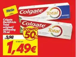 Iper Super Conveniente Colgate Dentifricio Total original/ whitening offerta