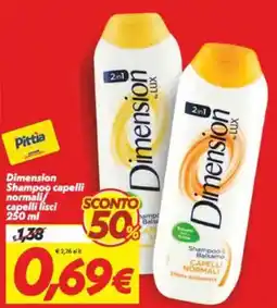 Iper Super Conveniente Dimension Shampoo capelli normali/ capelli lisci offerta