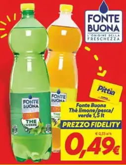 Iper Super Conveniente Fonte Buona The limone/pesca/ verde offerta