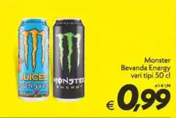 Iper Super Conveniente Monster Bevanda Energy vari tipi offerta