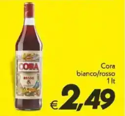 Iper Super Conveniente Cora bianco/rosso offerta