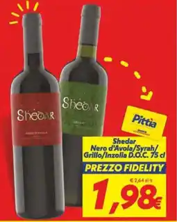 Iper Super Conveniente Shedar Nero d'Avola/Syrah/ Grillo/Inzolia D.O.C. offerta