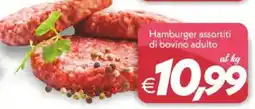Iper Super Conveniente Hamburger assortiti di bovino adulto offerta