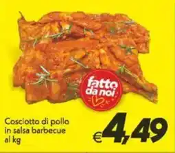 Iper Super Conveniente Cosciotto di pollo in salsa barbecue offerta