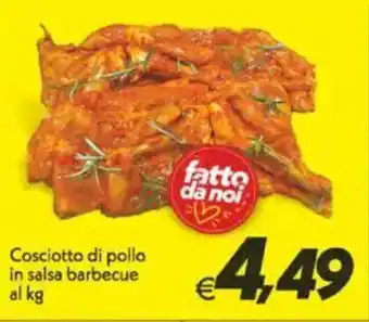 Iper Super Conveniente Cosciotto di pollo in salsa barbecue offerta