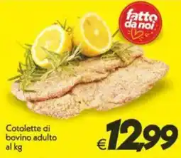 Iper Super Conveniente Cotolette di bovino adulto offerta