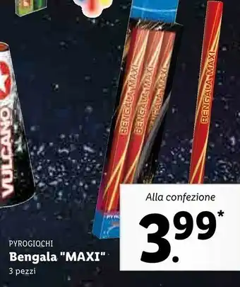 Lidl Pyrogiochi bengala maxi offerta