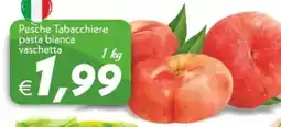 Iper Super Conveniente Pesche Tabacchiere pasta bianca vaschetta offerta