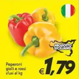 Iper Super Conveniente Peperoni gialli e rossi sfusi offerta