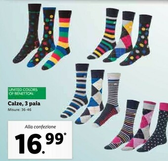 Lidl Calze 3 paia offerta
