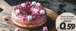 Donut glassato con marshmallow
