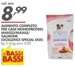 Italmark Alimento completo per cani monoprotein manzo/maiale/ salmone excellence SPECIAL DOG offerta