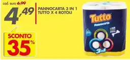 Italmark Pannocarta 3 in 1 TUTTO x 4 rotoli offerta