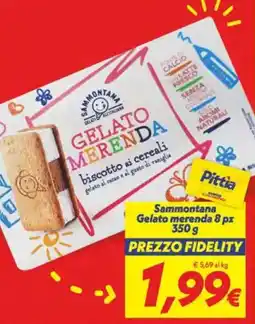 Iper Super Conveniente Sammontana Gelato merenda offerta