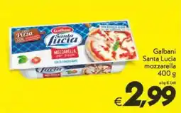 Iper Super Conveniente Galbani Santa Lucia mozzarella offerta