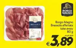 Iper Super Conveniente Borgo Magno Bresaola affettata take away offerta