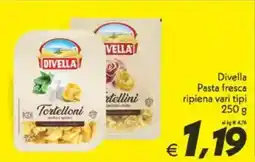 Iper Super Conveniente Divella Pasta fresca ripiena vari tipi offerta