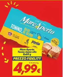 Iper Super Conveniente Mare Aperto Tonno meno olio offerta