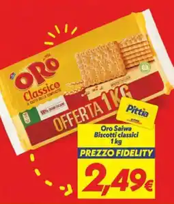 Iper Super Conveniente Oro Saiwa Biscotti classici offerta