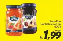 Iper Super Conveniente Santa Rosa Confettura vari tipi offerta
