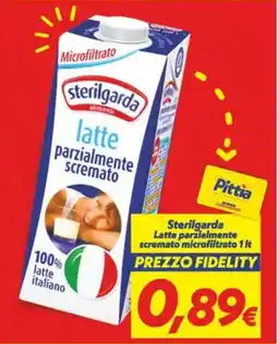 Iper Super Conveniente Sterilgarda Latte parzialmente scremato microfiltrato offerta