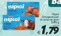 Iper Super Conveniente Nipiol Omogeneizzati di carne vari gusti offerta