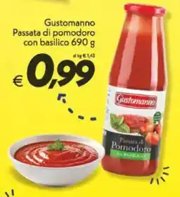 Iper Super Conveniente Gustomanno Passata di pomodoro con basilico offerta