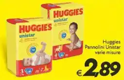 Iper Super Conveniente Huggies Pannolini Unistar varie misure offerta