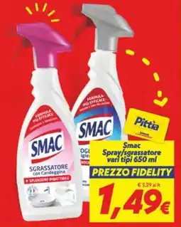 Iper Super Conveniente Smac Spray/sgrassatore vari tipi offerta