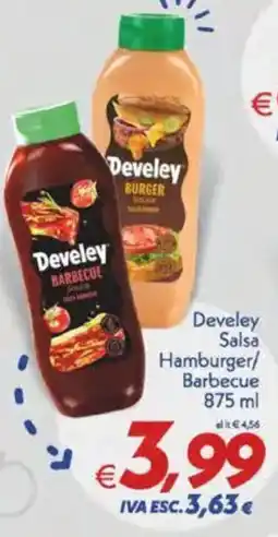 Iper Super Conveniente Develey Salsa Hamburger/ Barbecue offerta