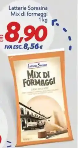 Iper Super Conveniente Latteria Soresina Mix di formaggi offerta