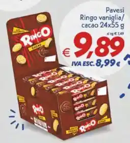 Iper Super Conveniente Pavesi Ringo vaniglia/ cacao offerta