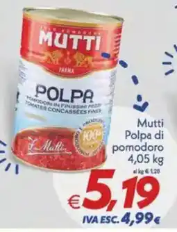 Iper Super Conveniente Mutti Polpa di pomodoro offerta