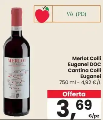 Despar Merlot Colli Euganei DOC Cantina Colli Euganei offerta