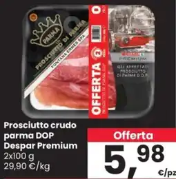 Despar Prosciutto crudo parma DOP Despar Premium offerta