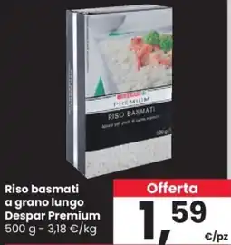 Despar Riso basmati a grano lungo Despar Premium offerta