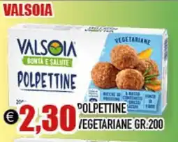 Big Food Valsoia polpettine vegetariane offerta
