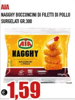 Big Food Aia nagghy bocconcini di filetti di pollo surgelati offerta