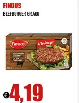 Big Food FINDUS BEEFBURGER offerta