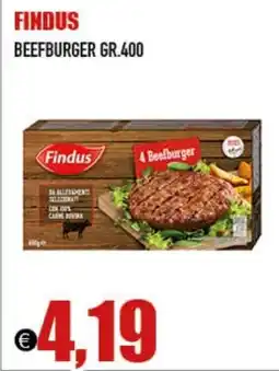 Big Food Findus beefburger offerta
