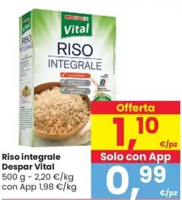 Despar Riso integrale Despar Vital offerta