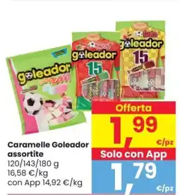 Despar Caramelle Goleador assortite offerta