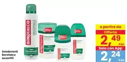 Despar Deodoranti Borotalco assortiti offerta