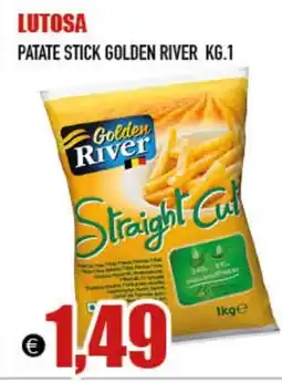 Big Food Lutosa patate stick golden river offerta