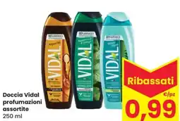 Despar Doccia Vidal profumazioni assortite offerta