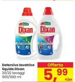 Despar Detersivo lavatrice liquido Dixan offerta